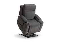 velvety steel wall recliner   