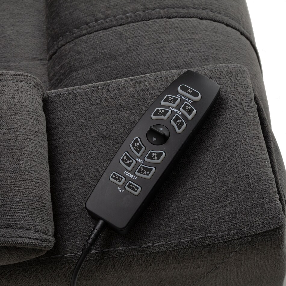 velvety steel wall recliner   