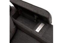 velvety steel wall recliner   