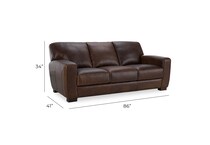 waco cigar leather sofas   