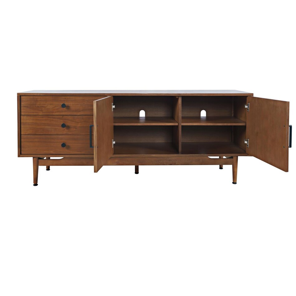 walnut contemporary entertainment   