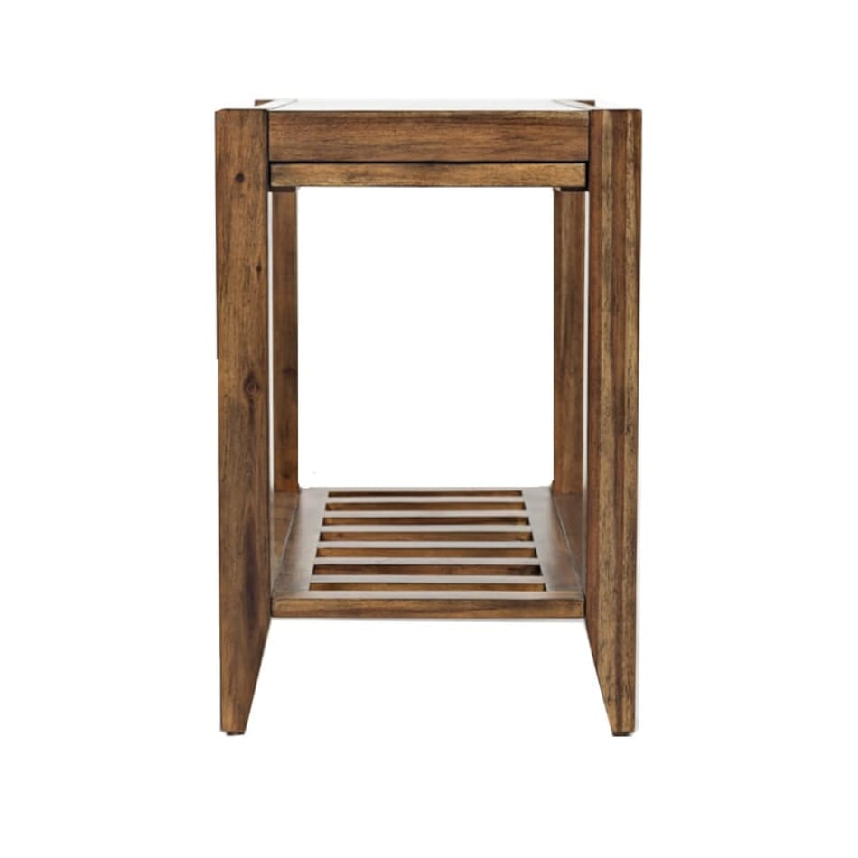 warm brown contemporary tables   