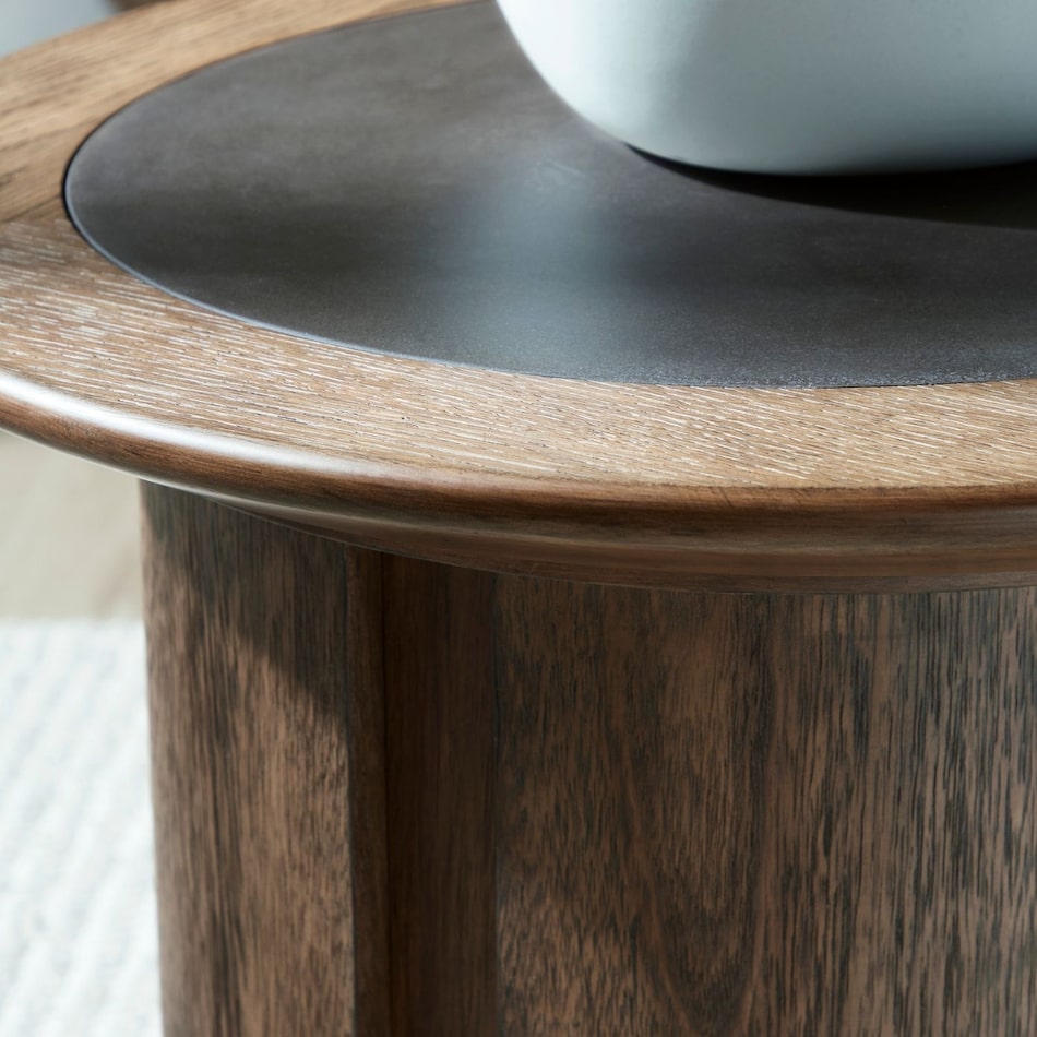 warm brown transitional casual tables   
