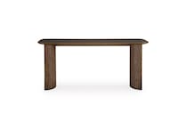 warm brown transitional casual tables   