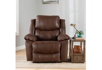 westview cocoa bean chaise rocker recliner   