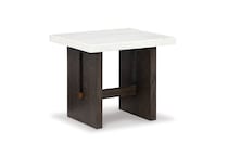 white   dark brown transitional casual tables   