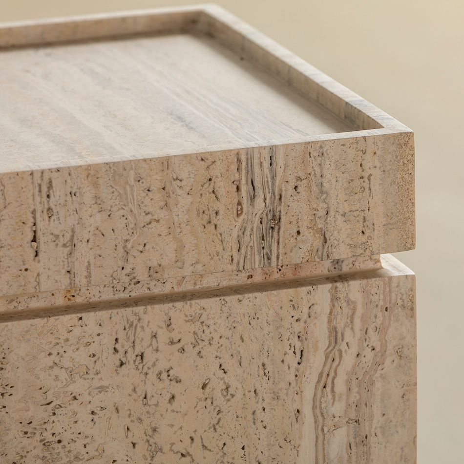 white travertine august haven   