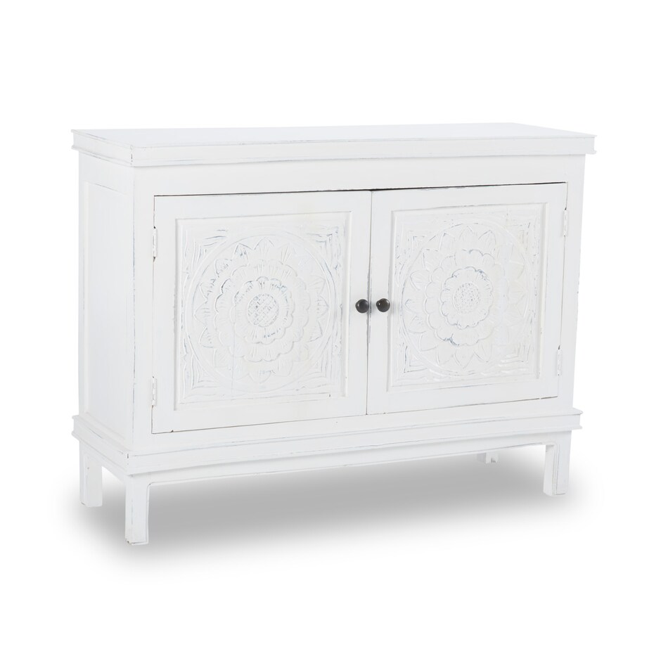 white accent pieces   
