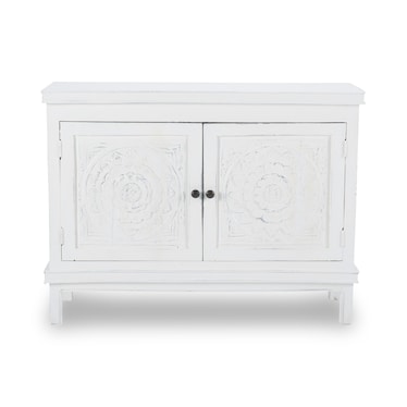 Baskin Carved Hall Cabinet