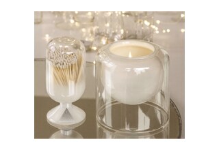 white candles   