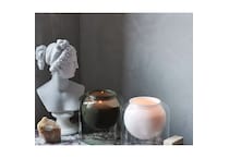 white candles   