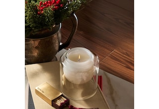 white candles   