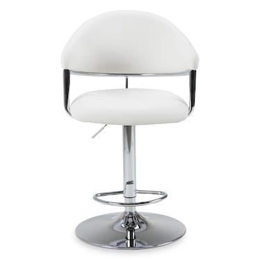 Airstream White Gas Lift Stool