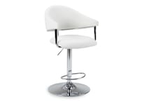 white casual counter height stools   