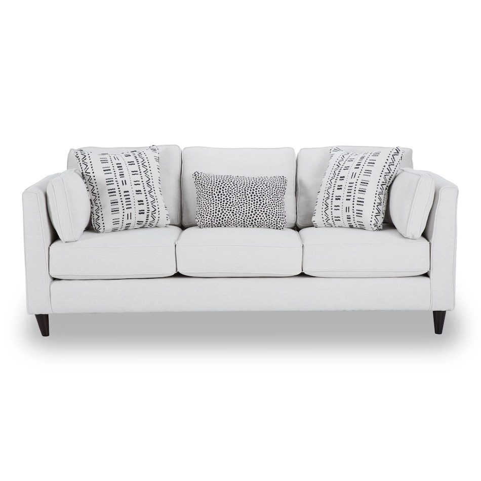 white casual sofas   
