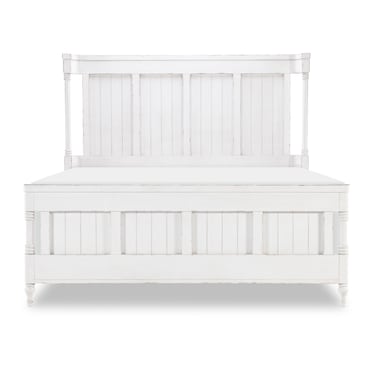 Vintage White Shelter Bed