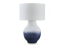 white navy table lamps   
