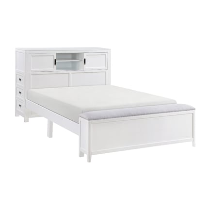 Swiss Full Storage Bed W/ Desk