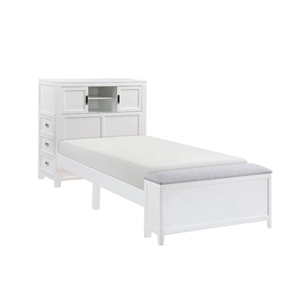 Swiss Twin Storage Bed w/ Desk