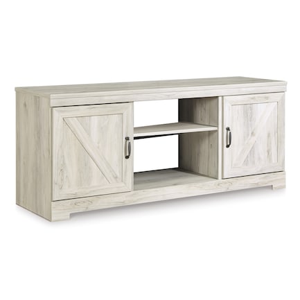 Stormy White TV Console