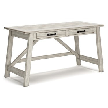 Mallard White Large Leg Desk