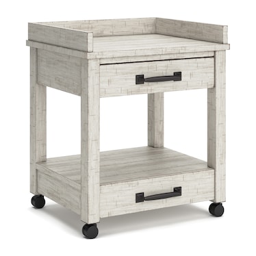 Mallard White Printer Stand