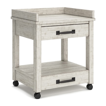 Mallard White Printer Stand