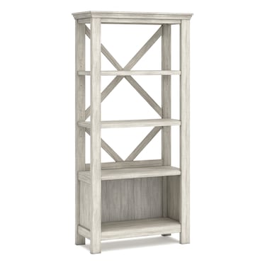 Mallard White Large Bookcase