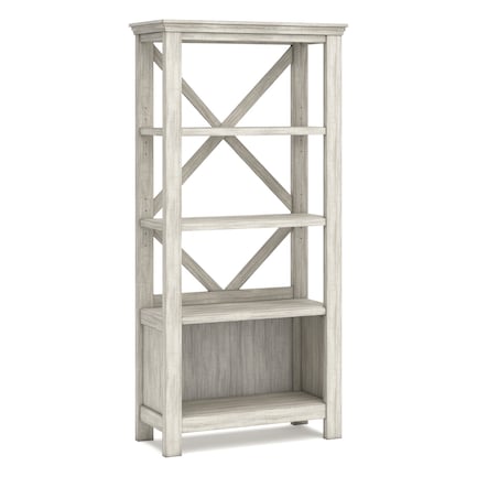 Mallard White Large Bookcase