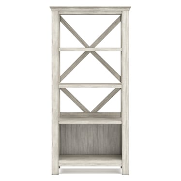 Mallard White Large Bookcase